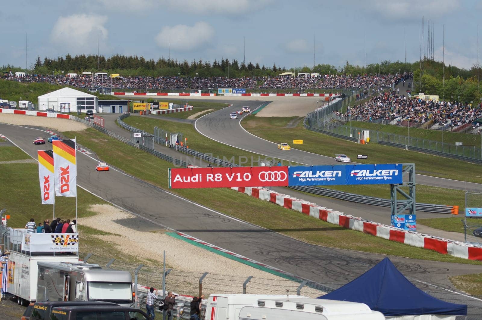 Nurbergring, Germany - May 20, 2012: 24 Hours Endurance Motor Car Race