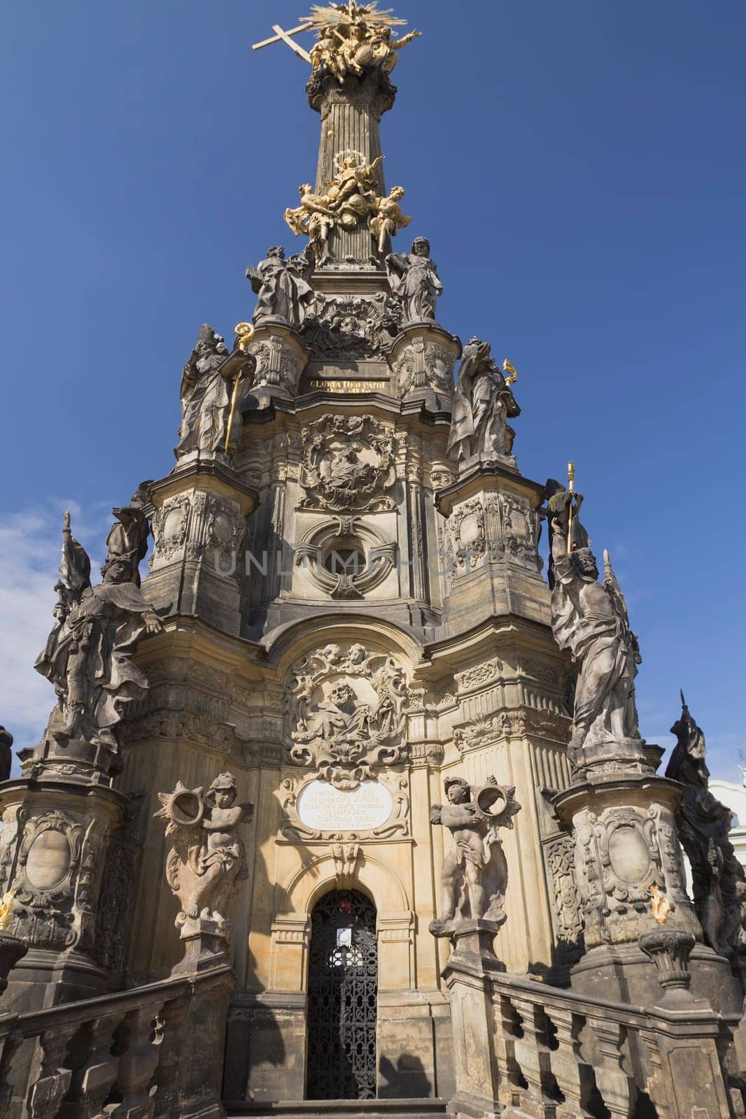 The Holy Trinity Column in Olomouc is a Baroque monument in the Czech Republic. The monument is enlisted into the UNESCO World Cultural Heritage.