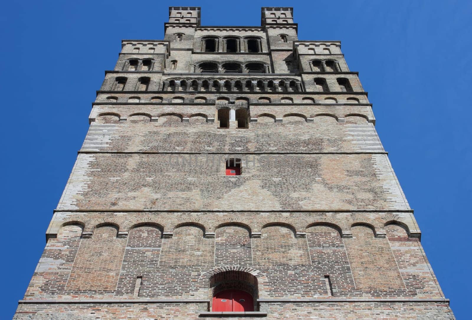 Church of Our Lady tower in Bruges, Belgium.