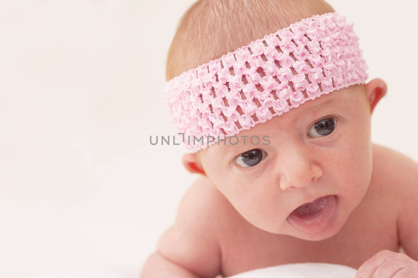 Portrait of One Month Old Baby