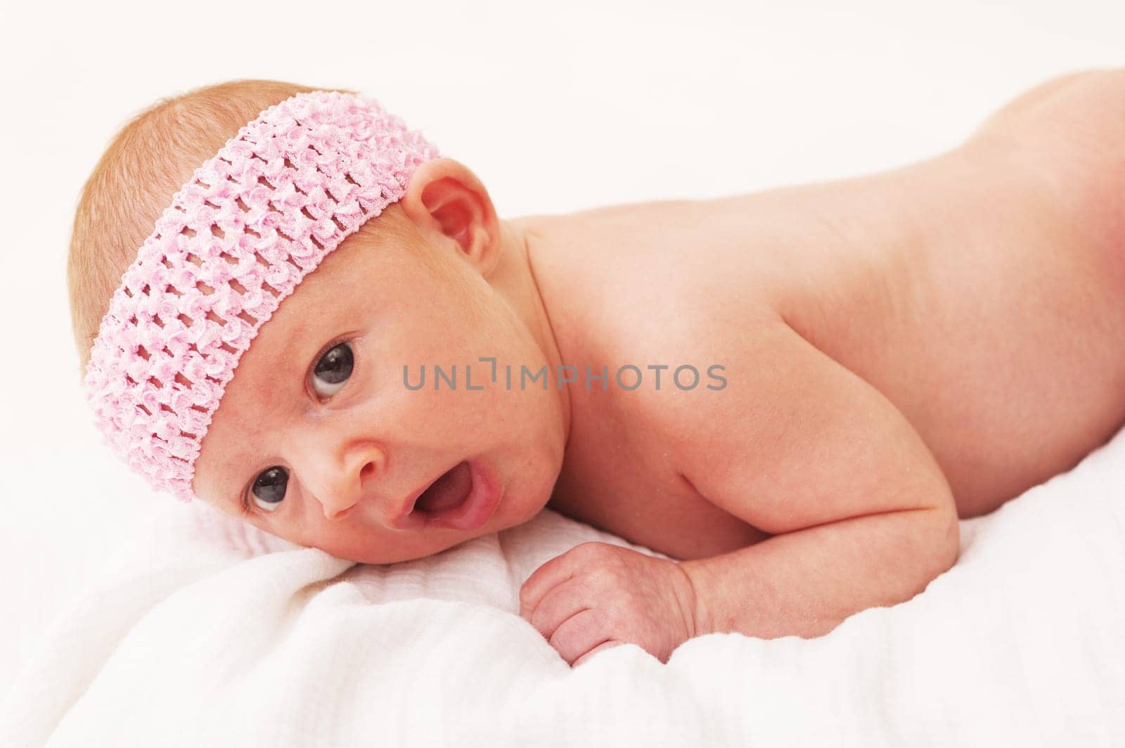 Portrait of One Month Old Baby