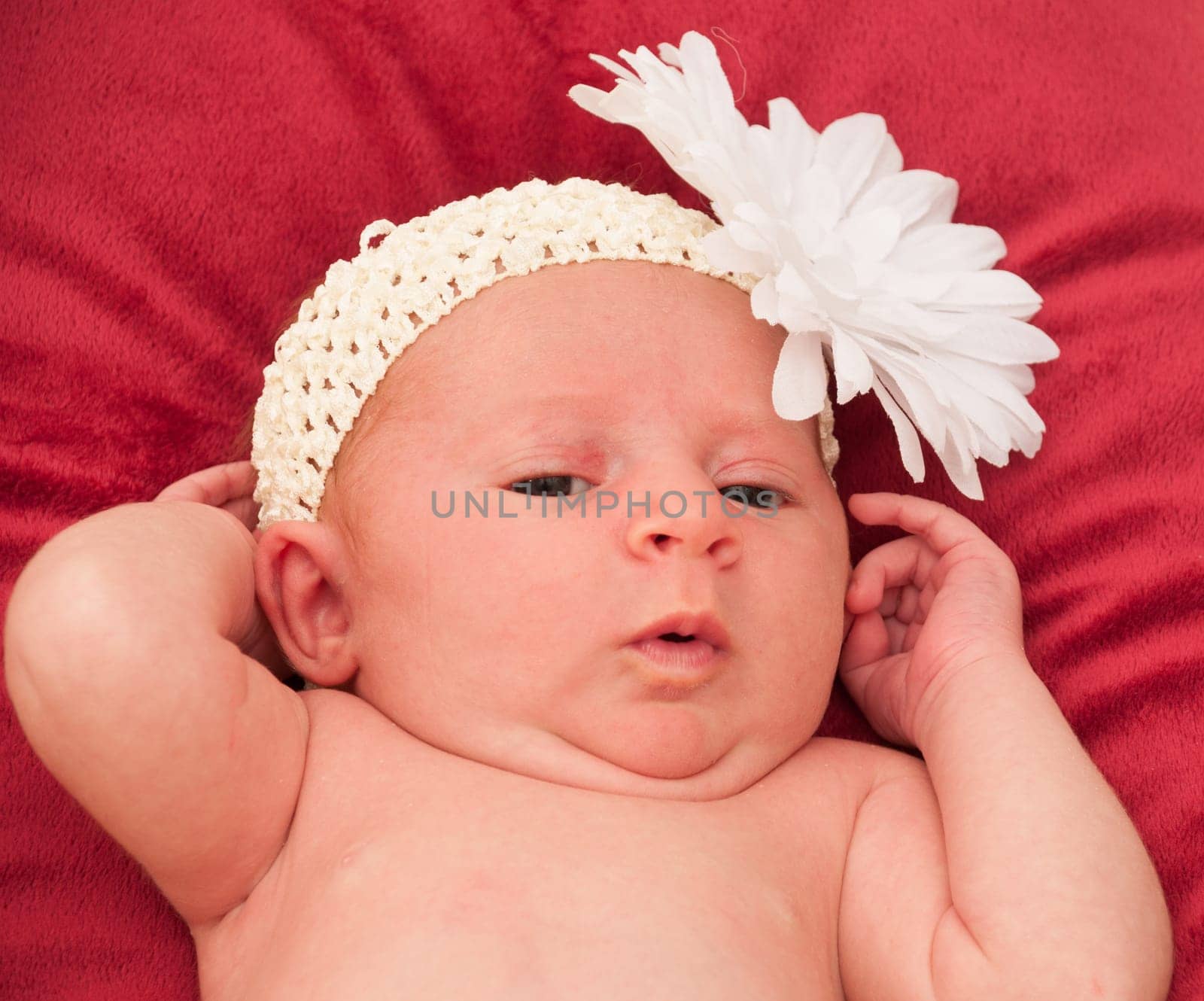 Portrait of One Month Old Baby
