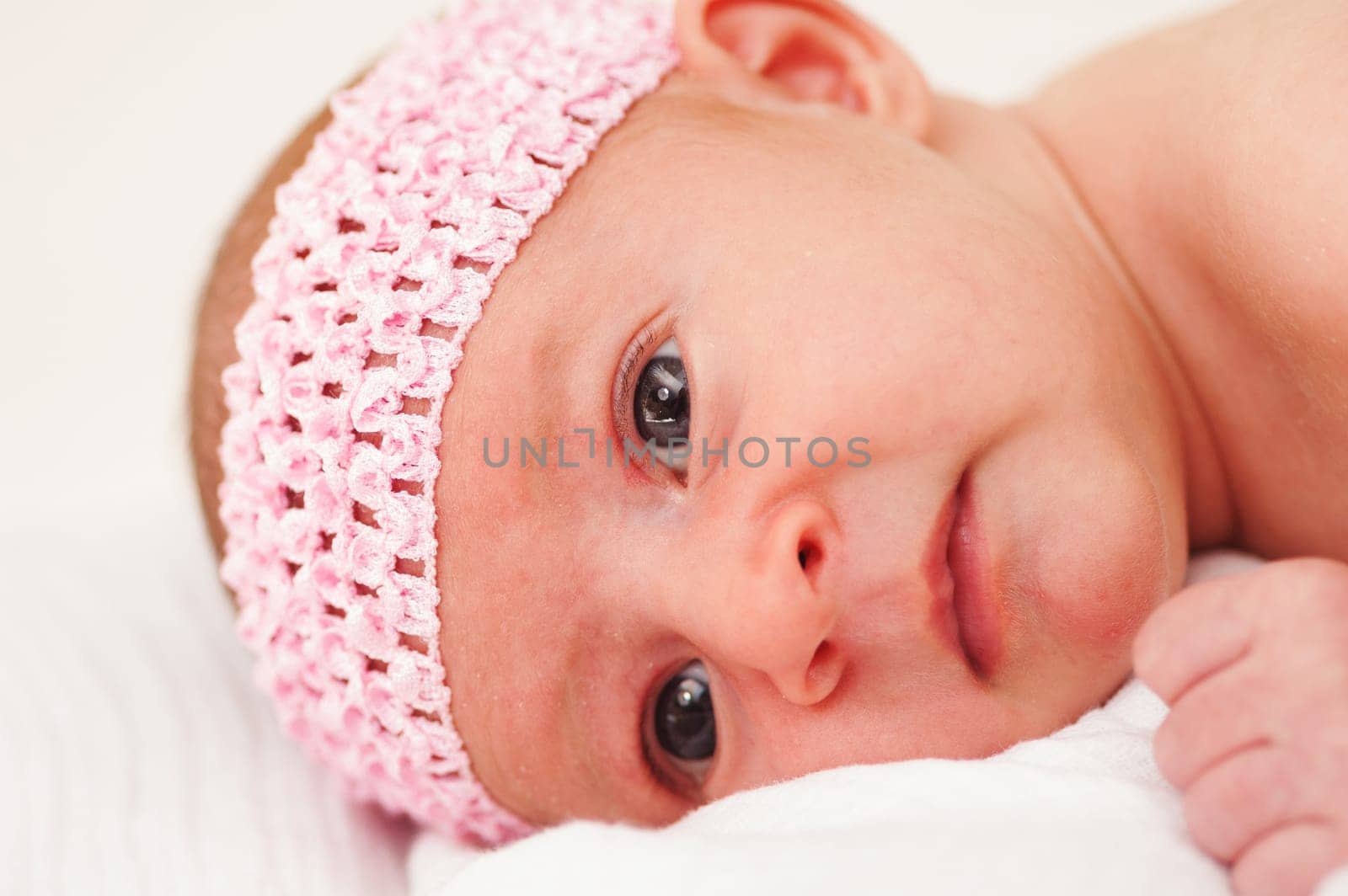 Portrait of One Month Old Baby