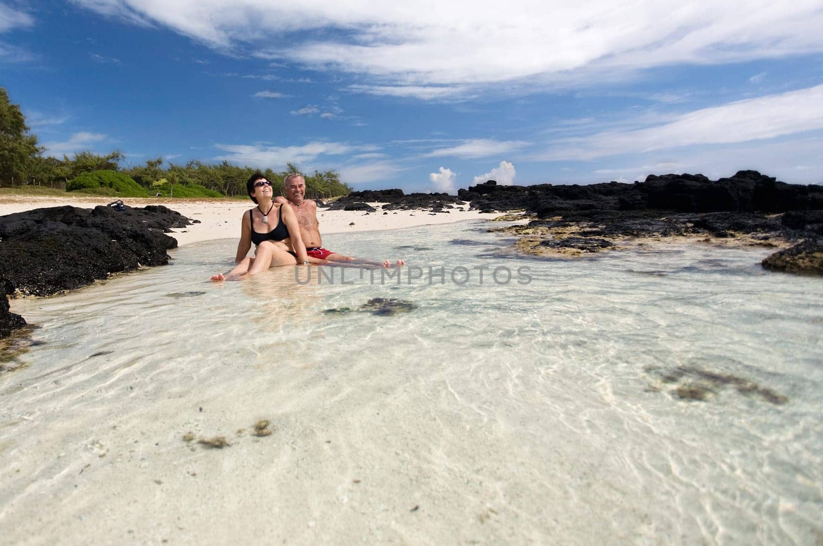 to sit on the shore