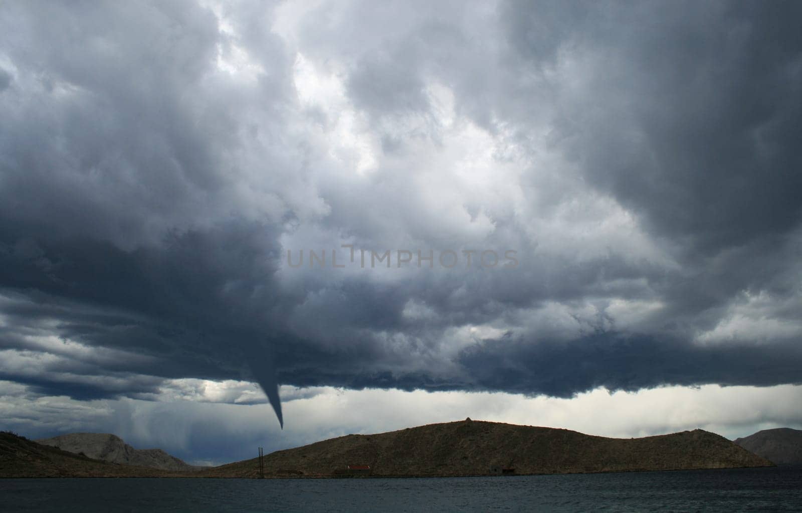 Tornado by the sea