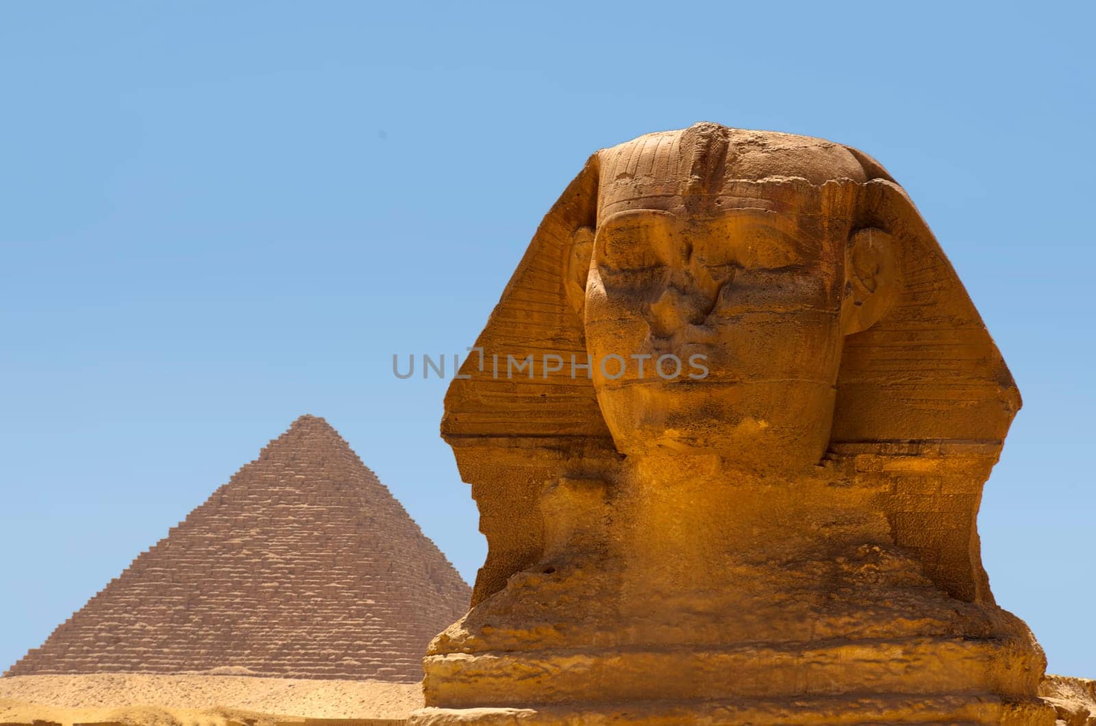 The Sphinx face to face