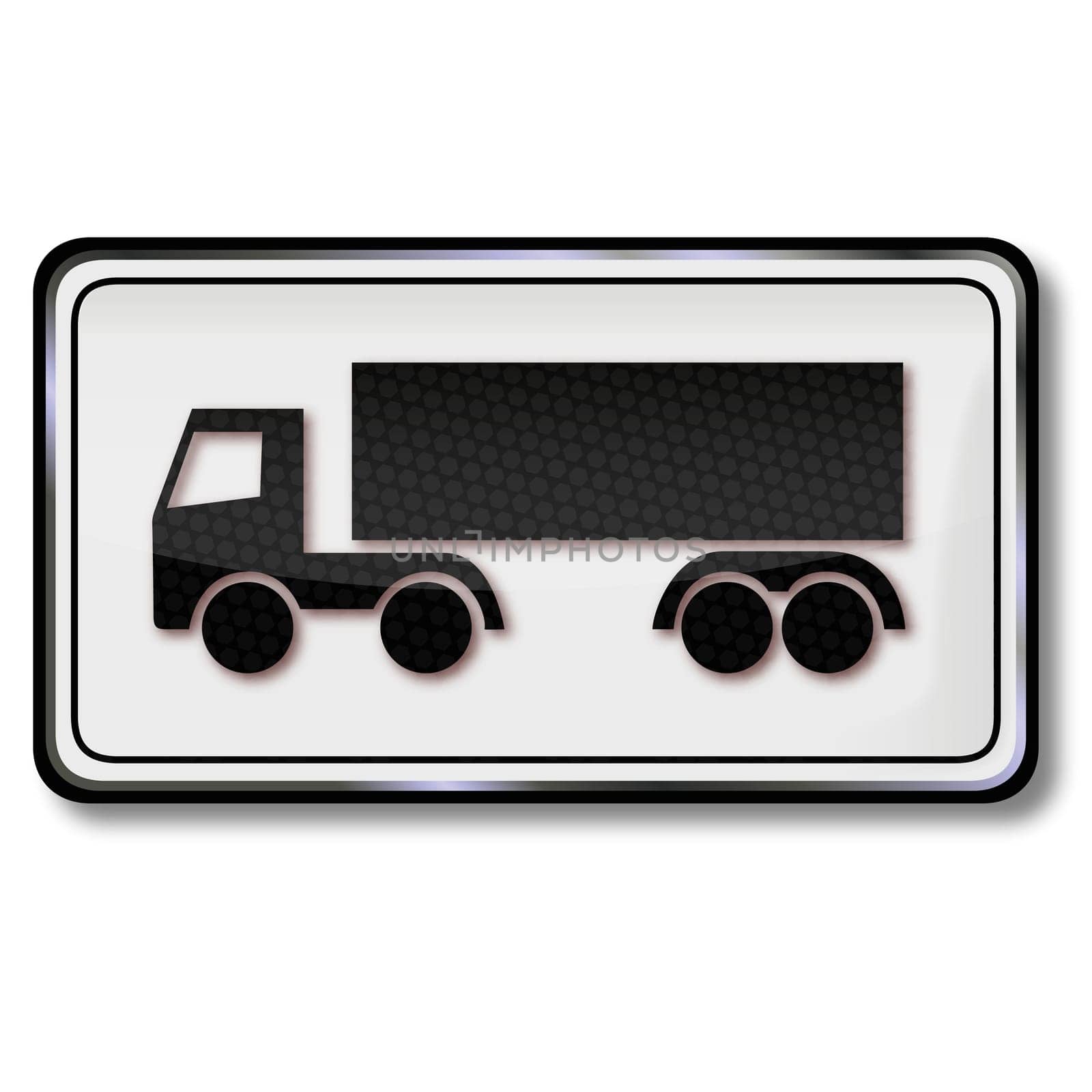 Traffic sign for trucks