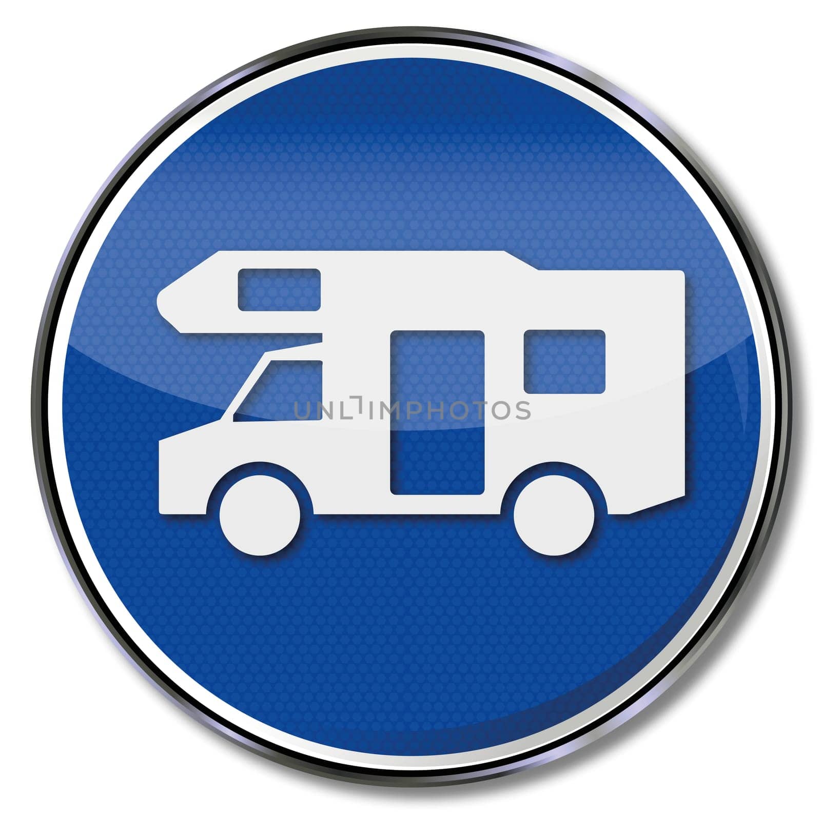 Traffic sign motorhome