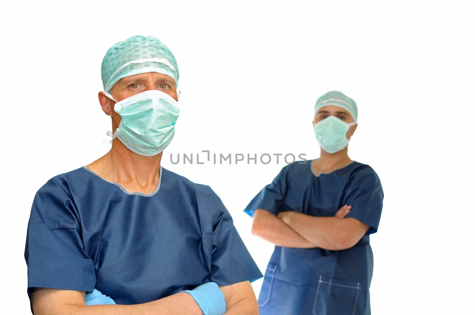 Doctor isolated in white