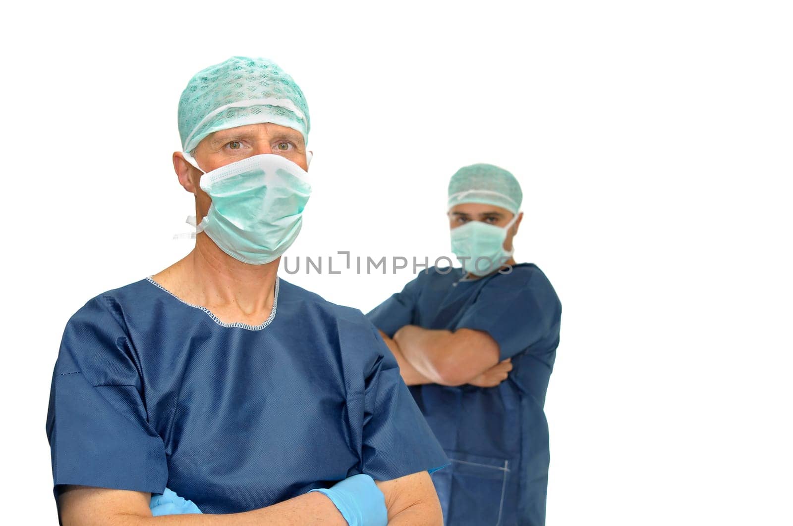 Doctor isolated in white
