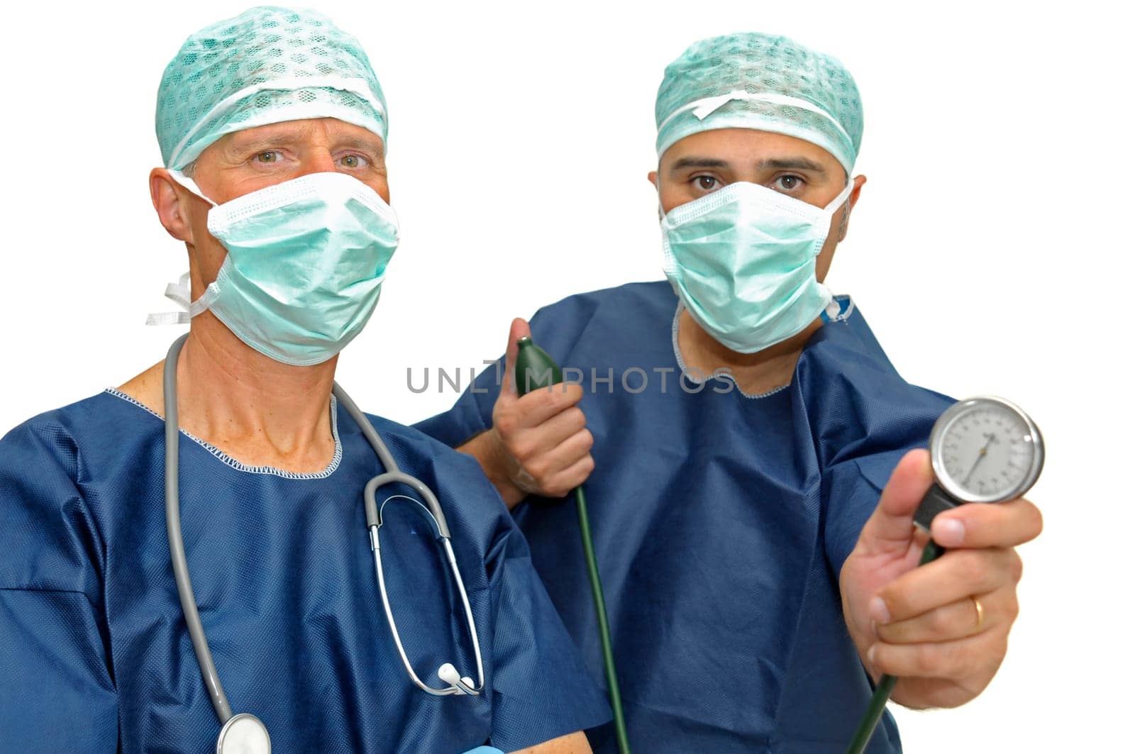Doctor isolated in white