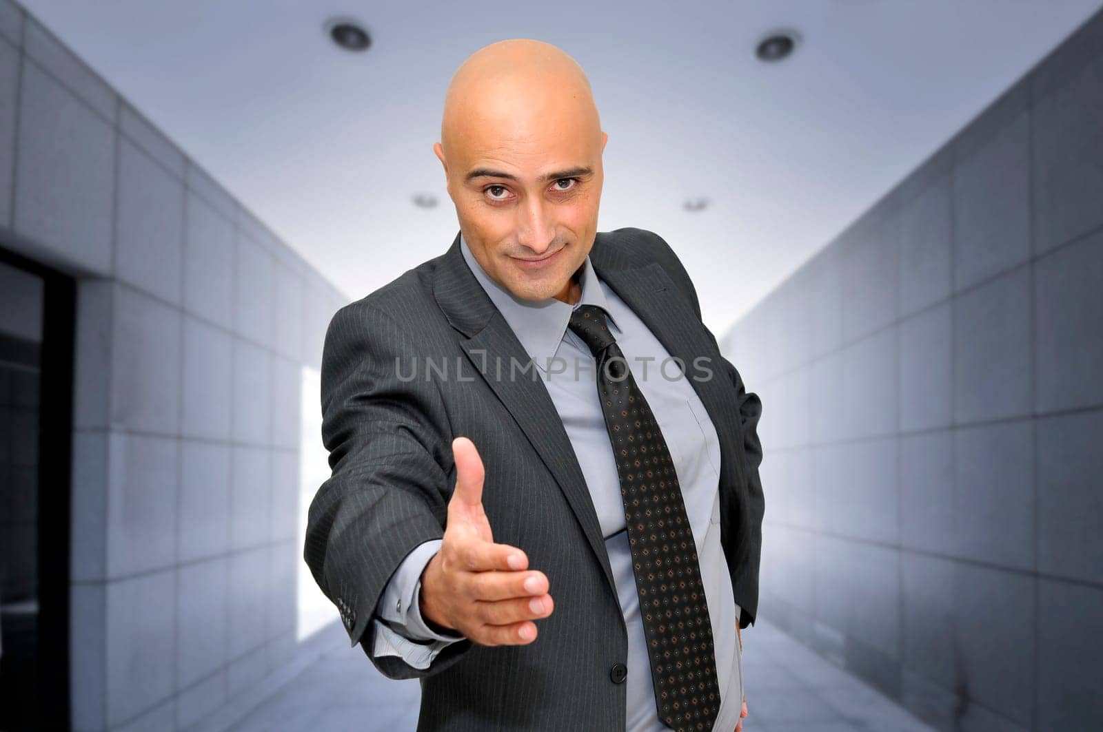 Businessman making an offer and a good deal