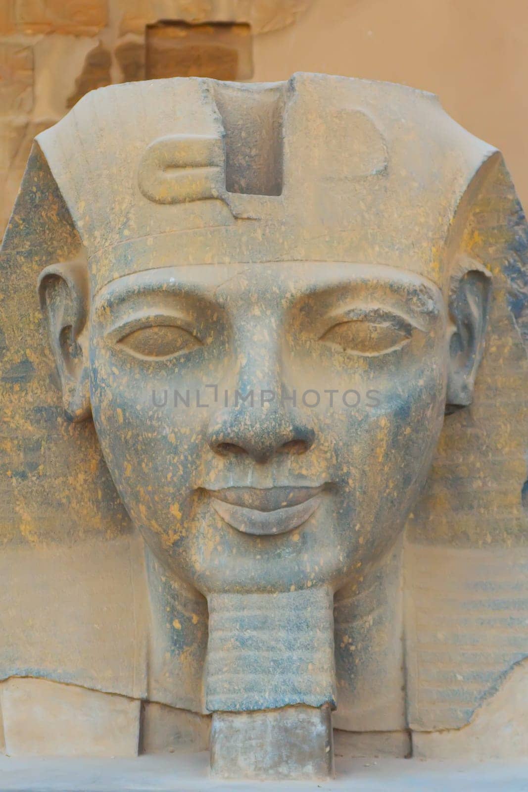 The sculpture of the King Ramses II in Luxor temple ( Egypt)