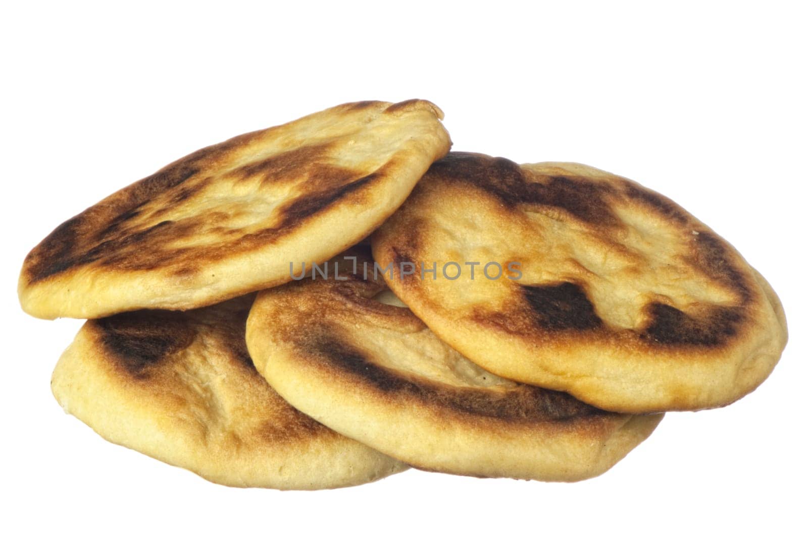 some sweet tortillas on a white background