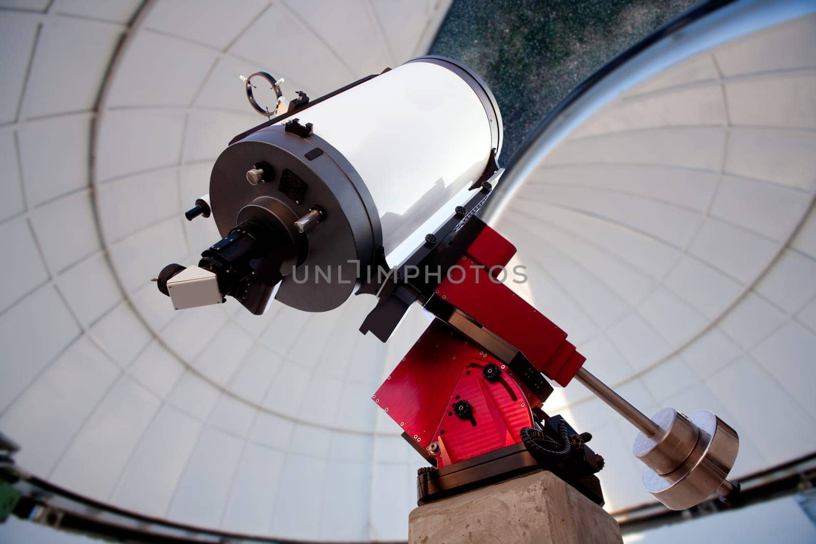 astronomical observatory telescope indoor night sky