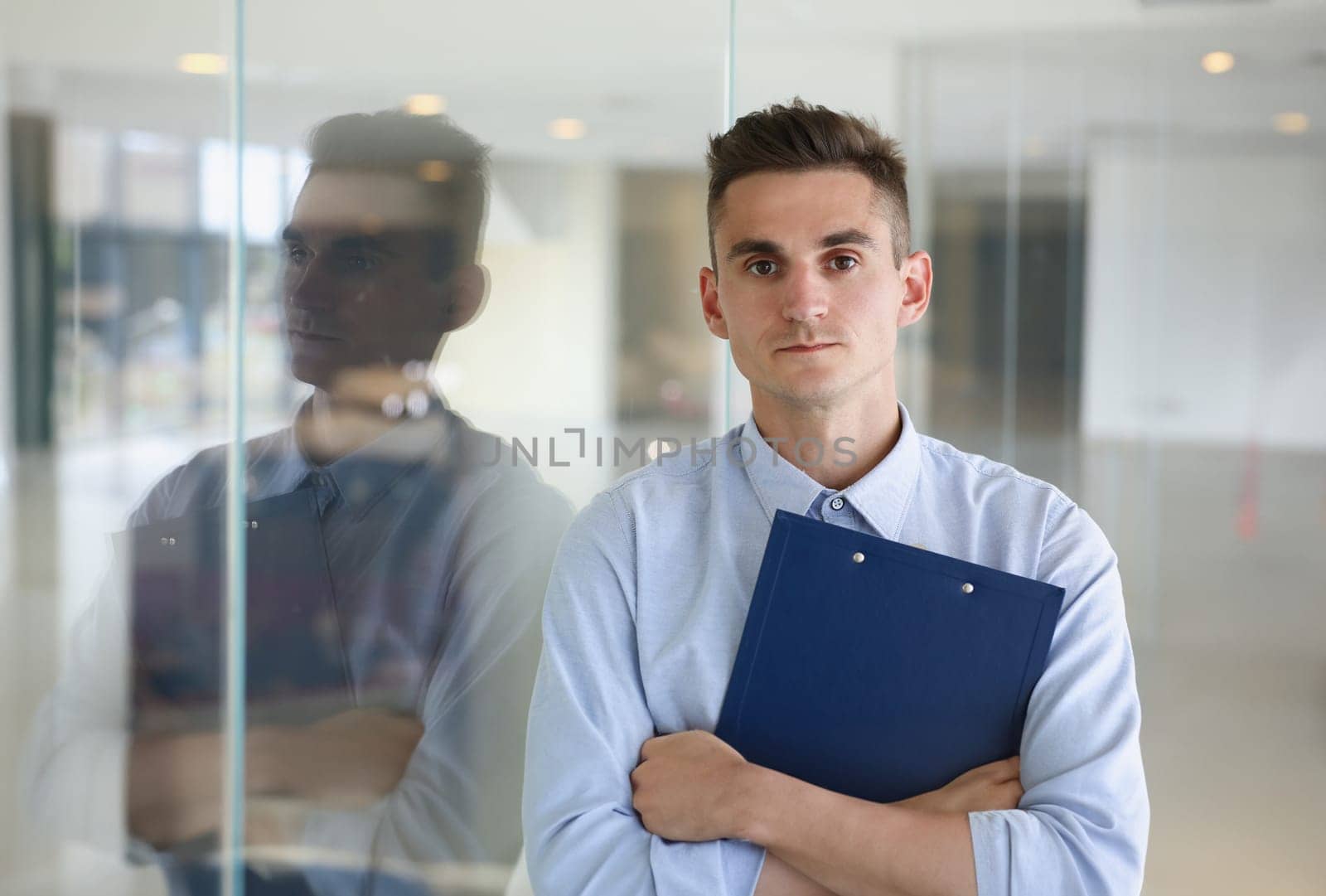 portrait of young handsome man business concept