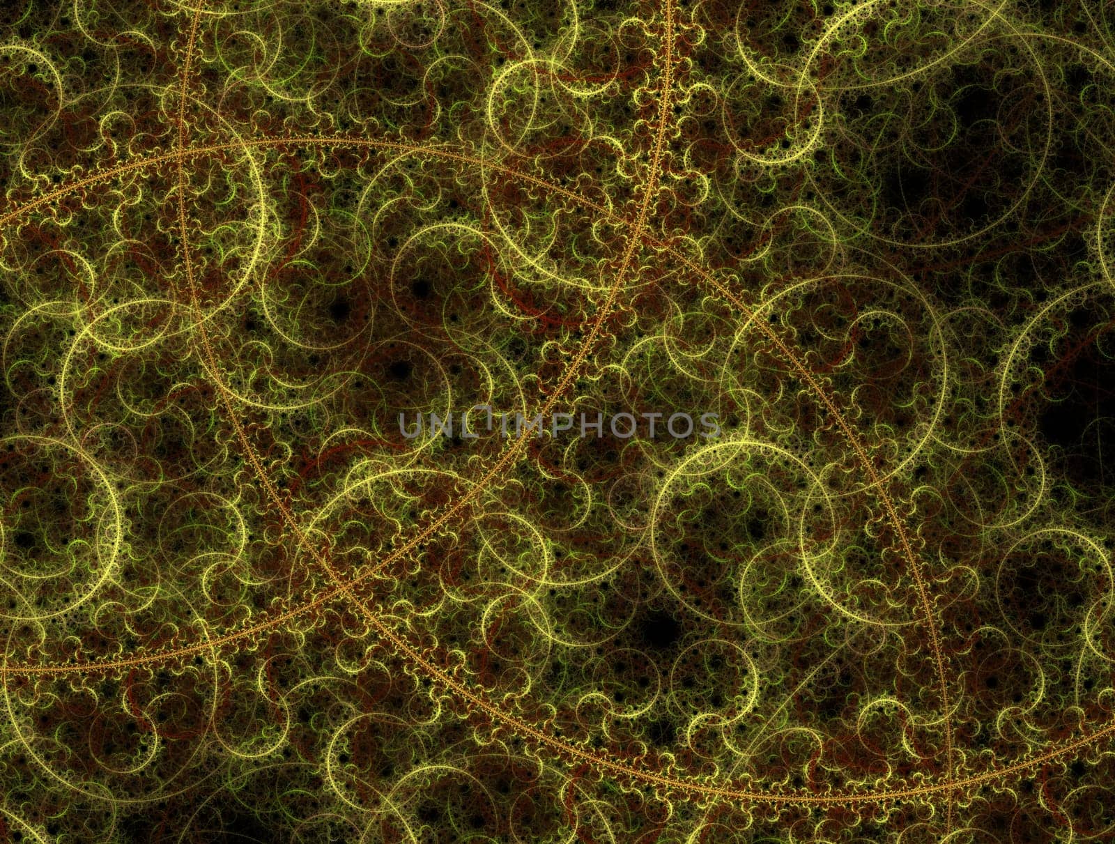 Imaginatory lush fractal texture image abstract background