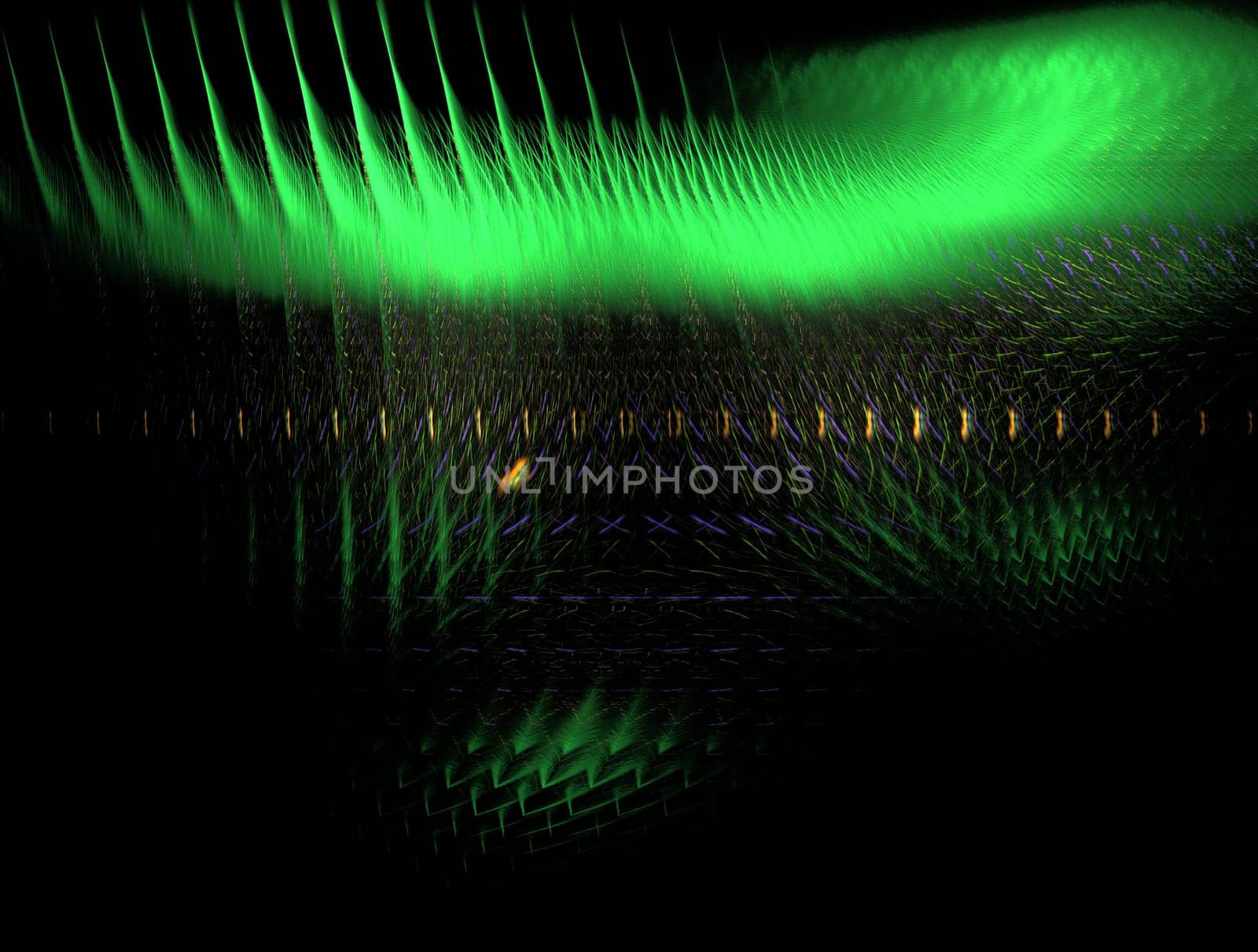 Imaginatory lush fractal texture image abstract background