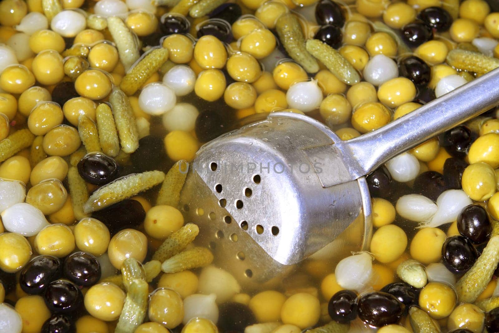 olives varied colorful texture market mediterranean food