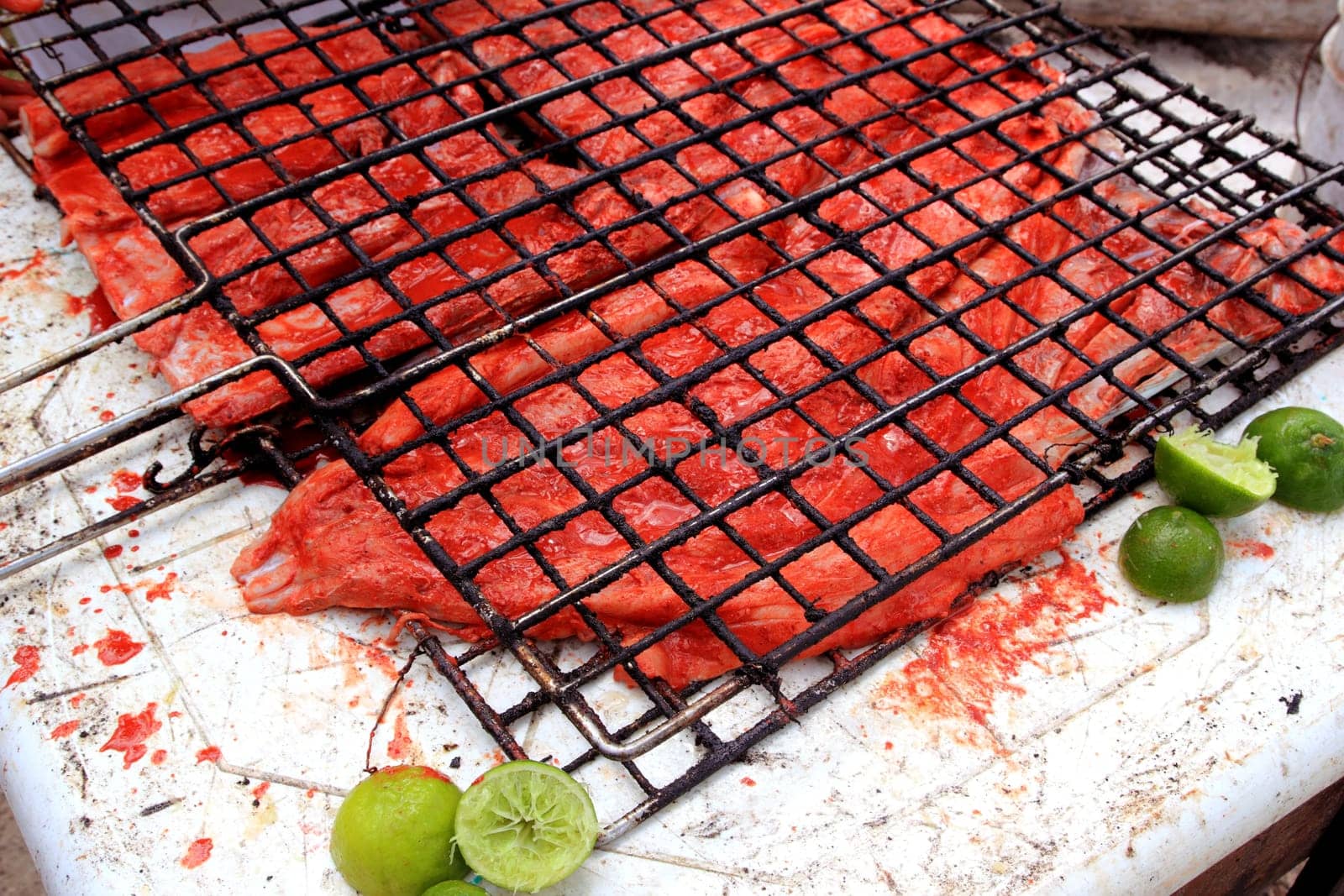 grilled fish fillet red achiote sauce tikinchik Mayan Mexico recipe