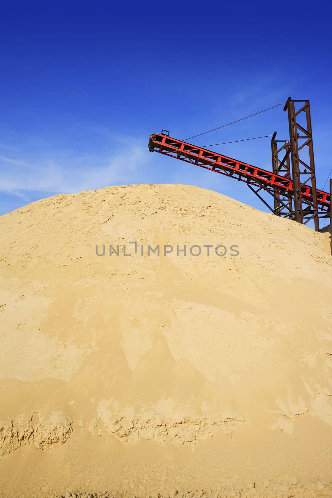 construction sand quarry mountain installation machinery