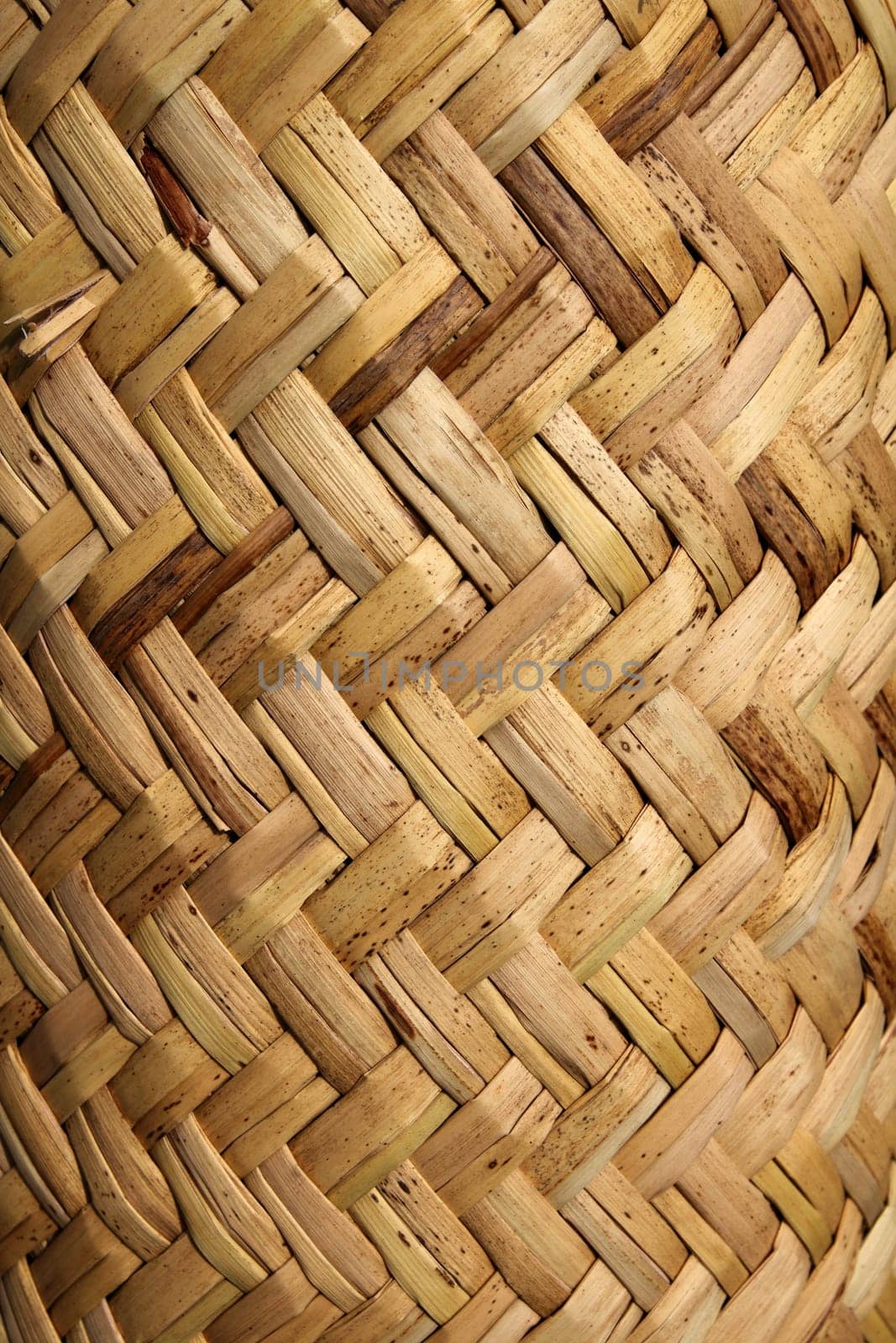 handcraft mexican cane basketry in vegetal texture