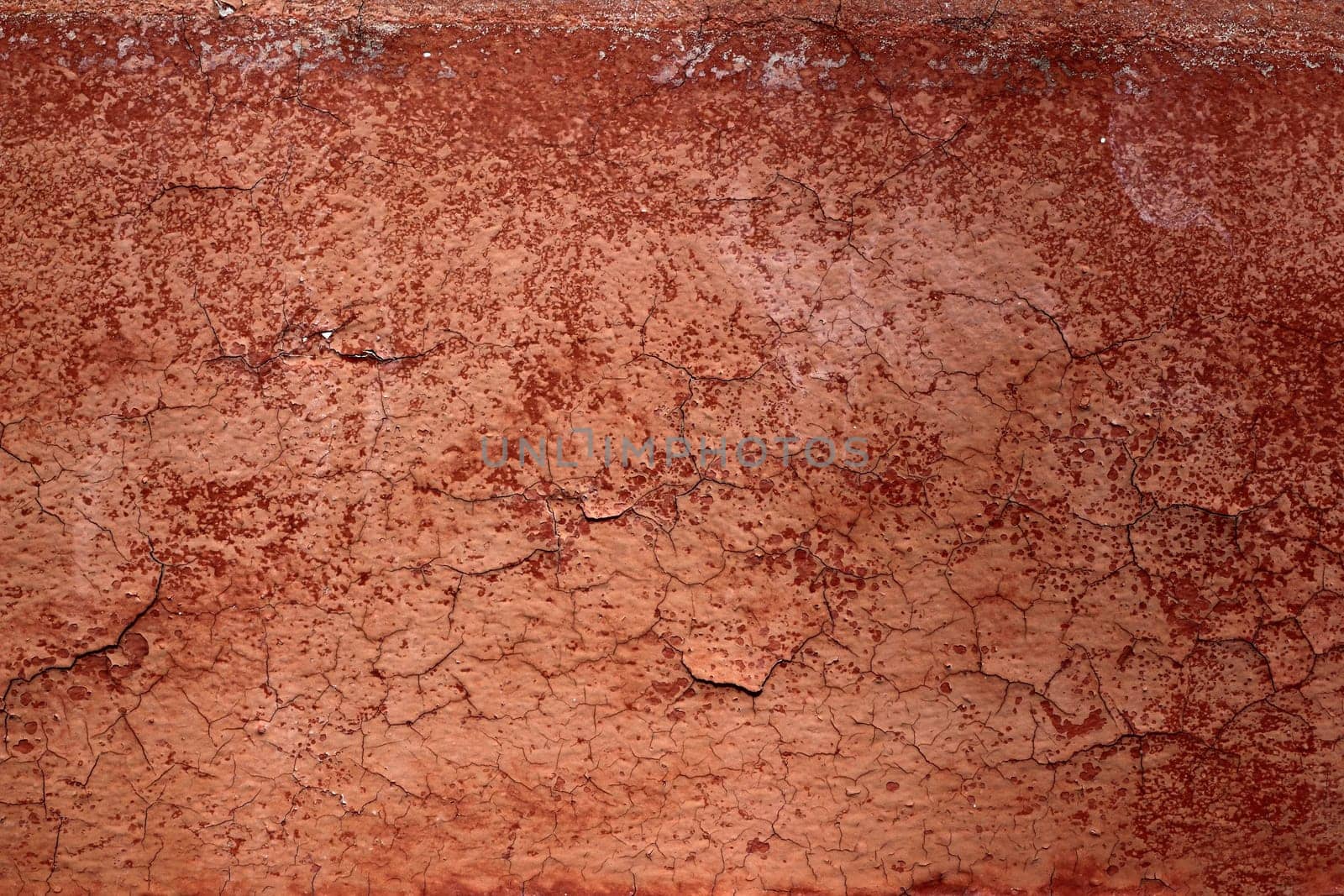 grunge red brown aged crackle paint wall texture vintage background