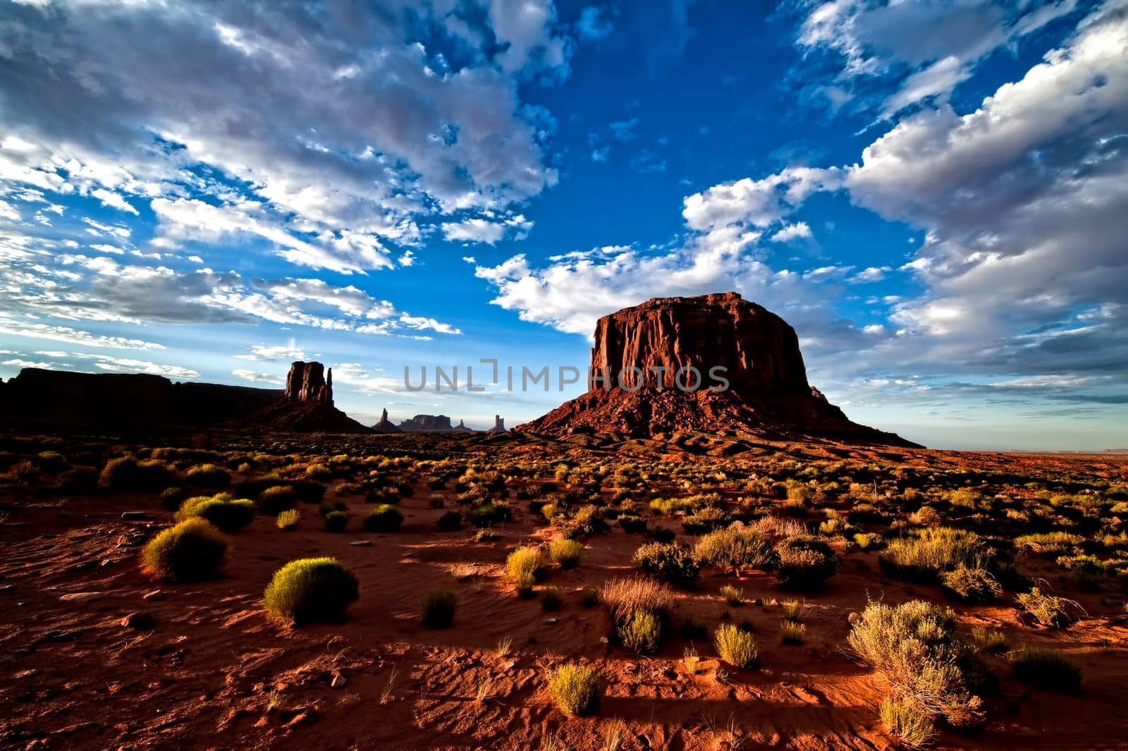 Image taken in Monument Valley Utah close to sunset