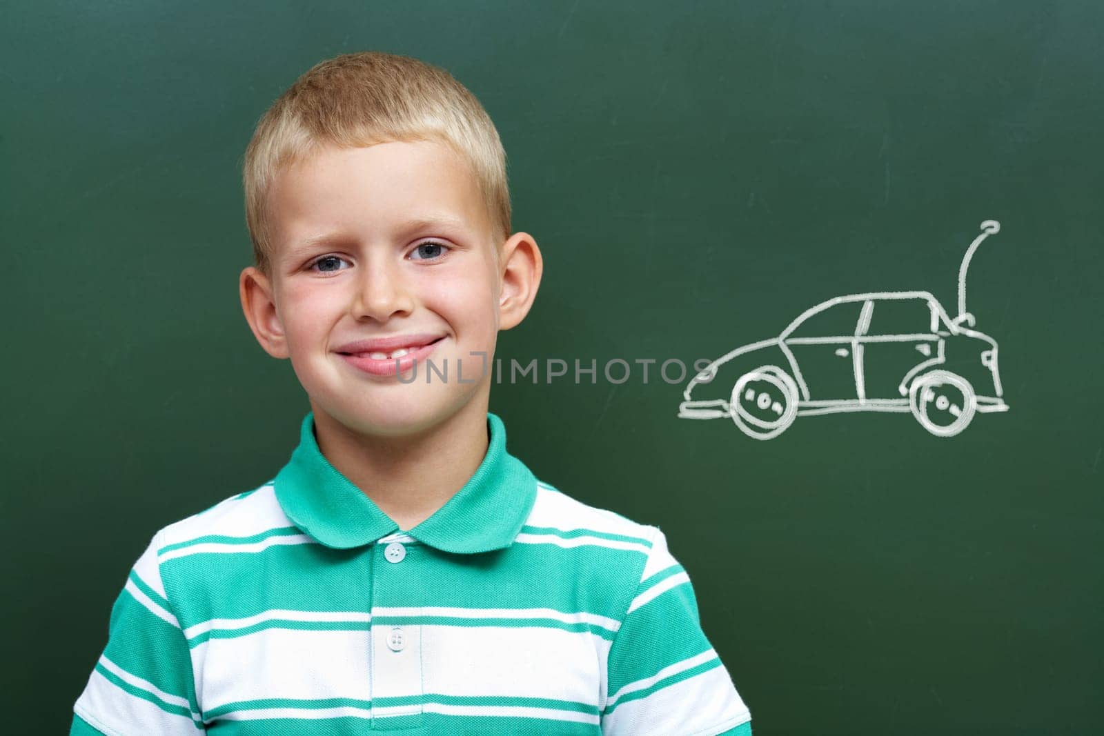 Portrait of pupils looking at the laptop while listening to teacher explaining something