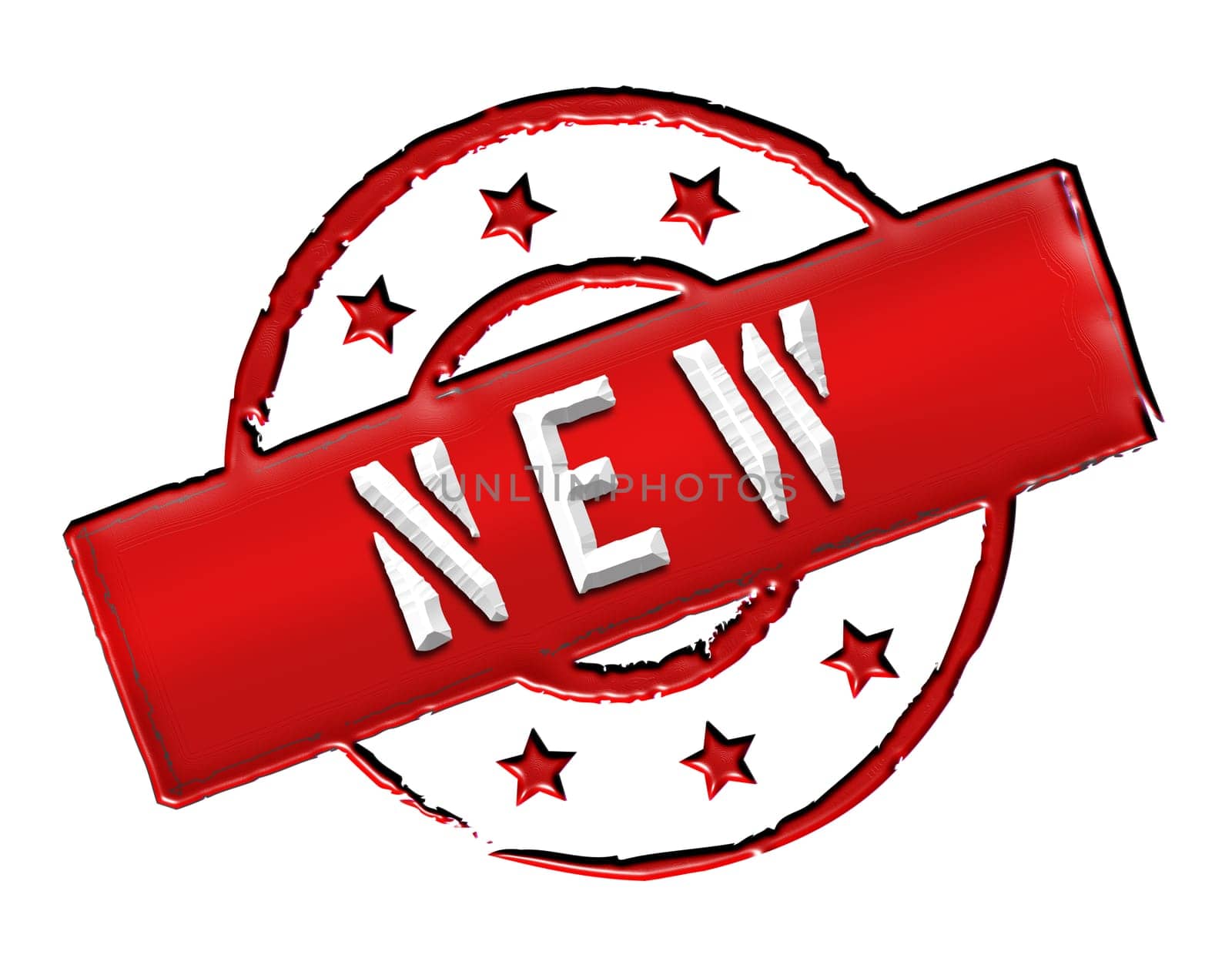 Sign and stamp named "NEW"" for your presentation, for websites and many more."