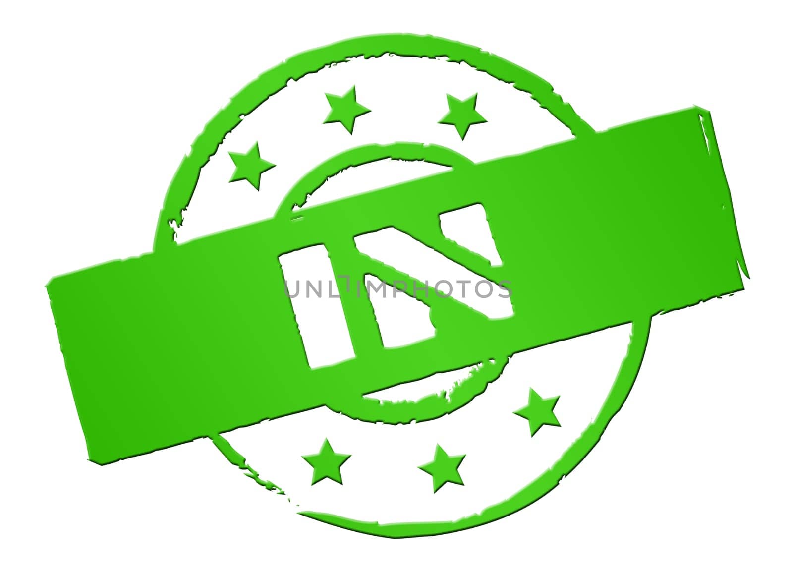 Green Sign with IN for your presentation