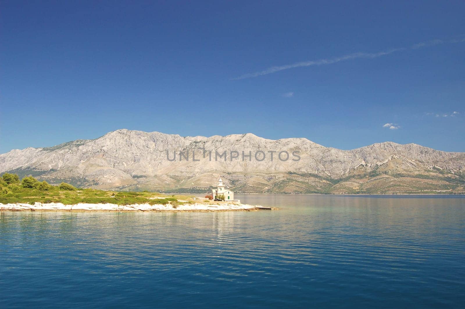 lighthouse in sucuraj on hvar island, croatia