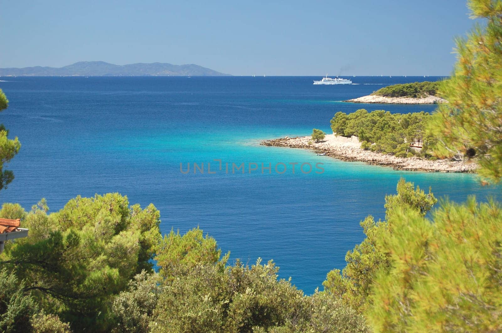 summer landscape of croatia
