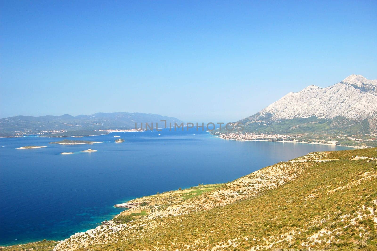 summer landscape of croatia