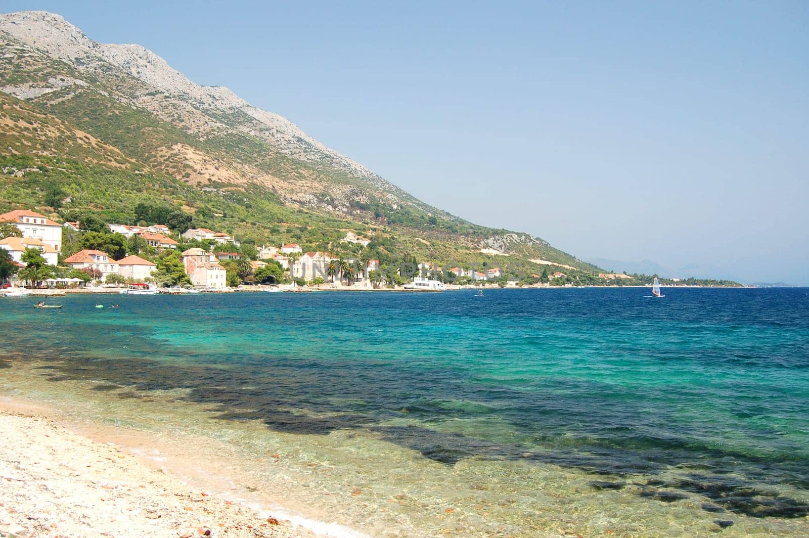 summer landscape of croatia