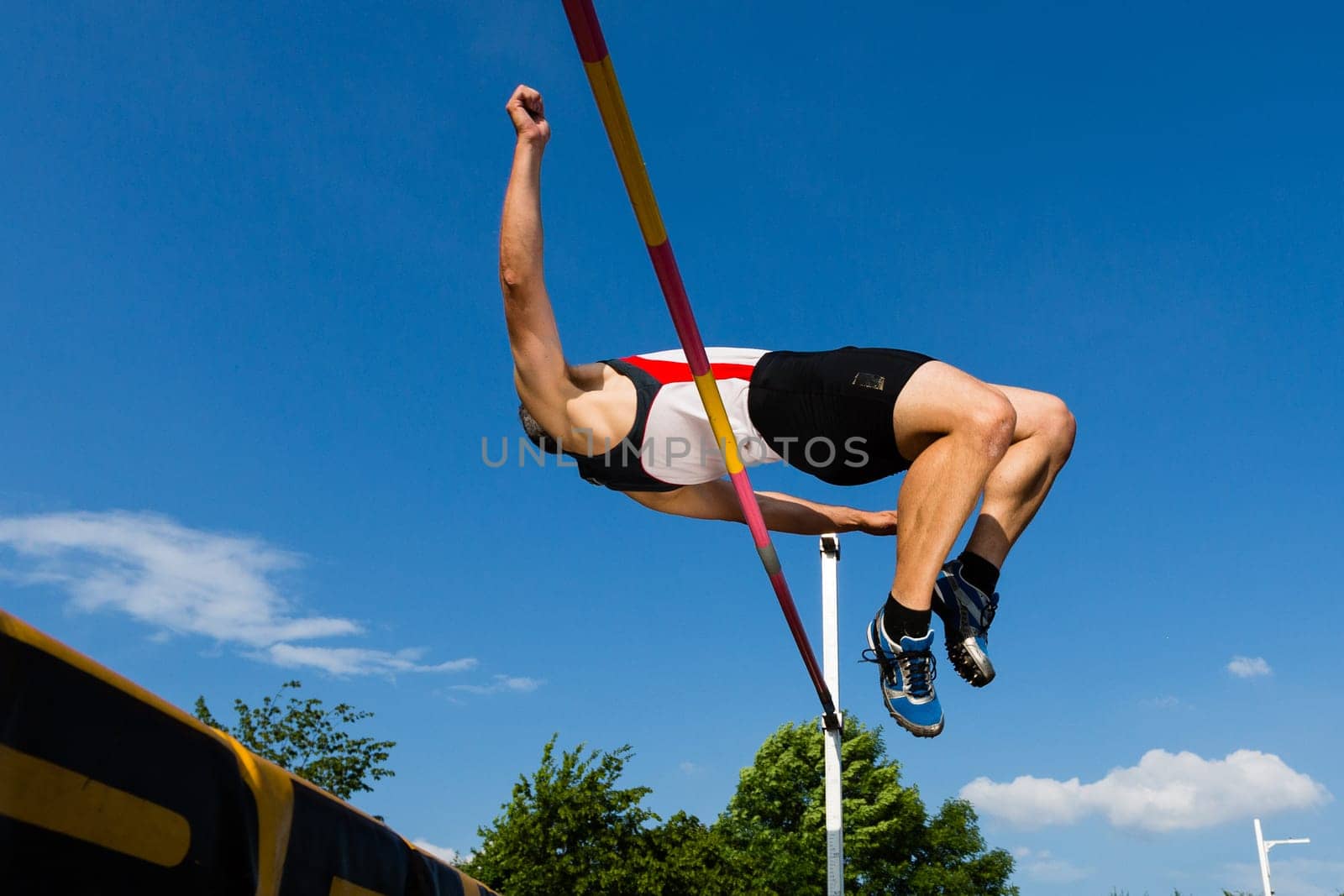 High jumpers in athletics