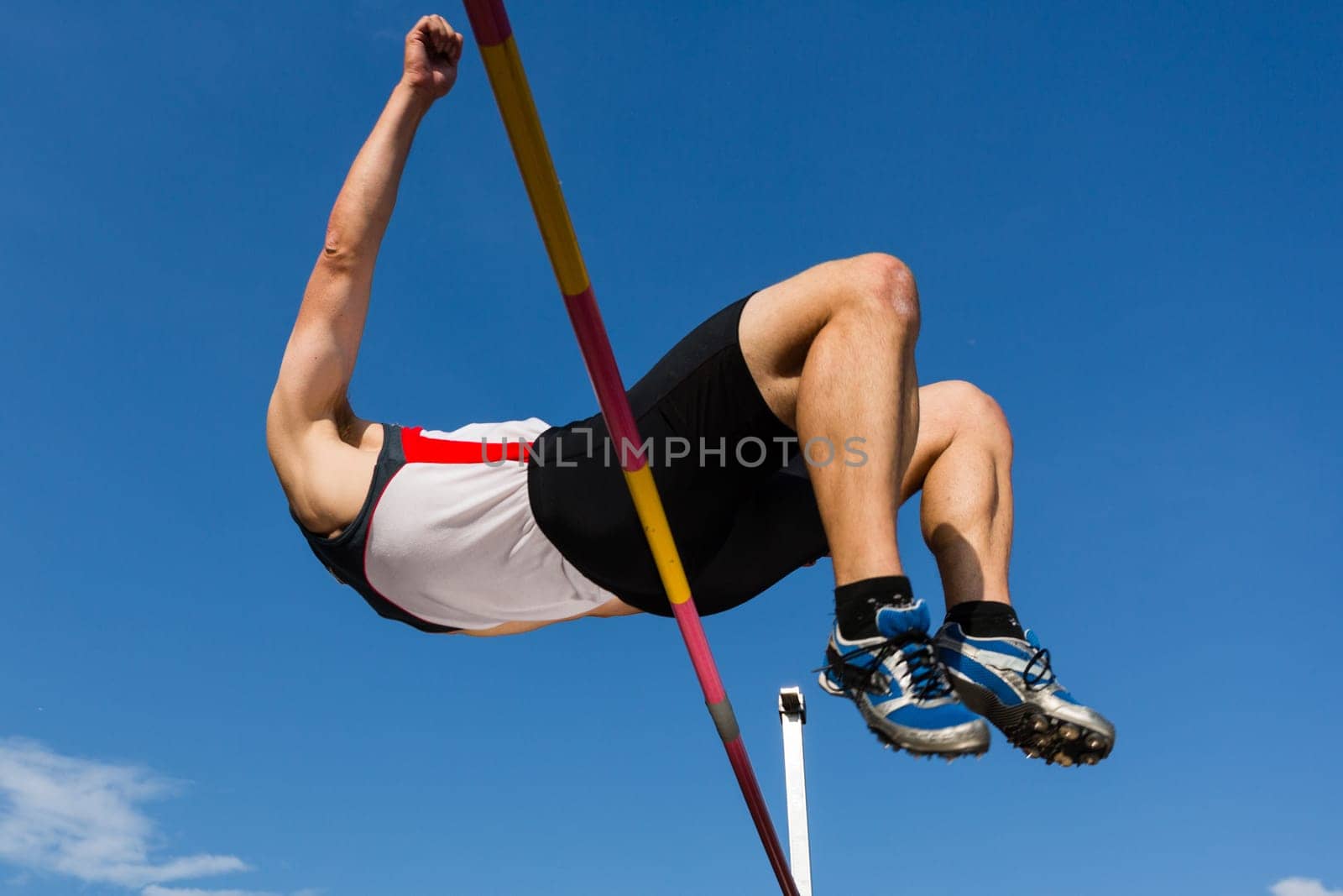 High jumpers in athletics