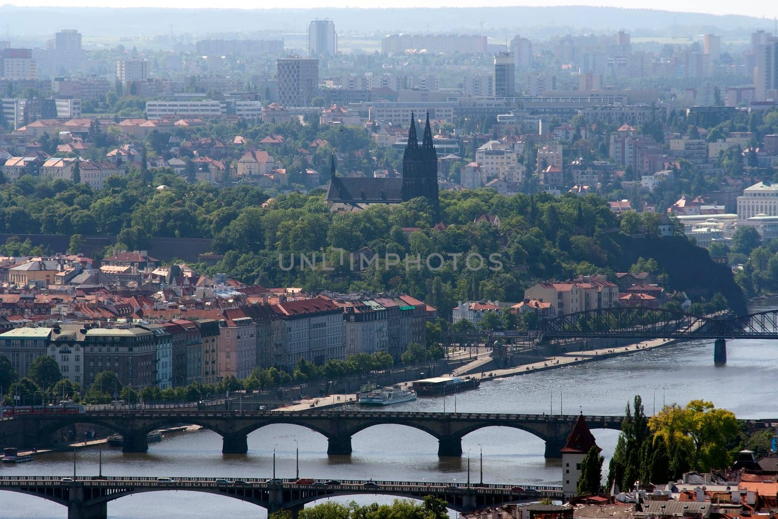 Vysehrad - second seat of the Bohemian princes and kings of the Premyslides dynasty, founded in the 10th cent. The original castle figured in romantic legends about the beginning of Prague and the Bohemian state.