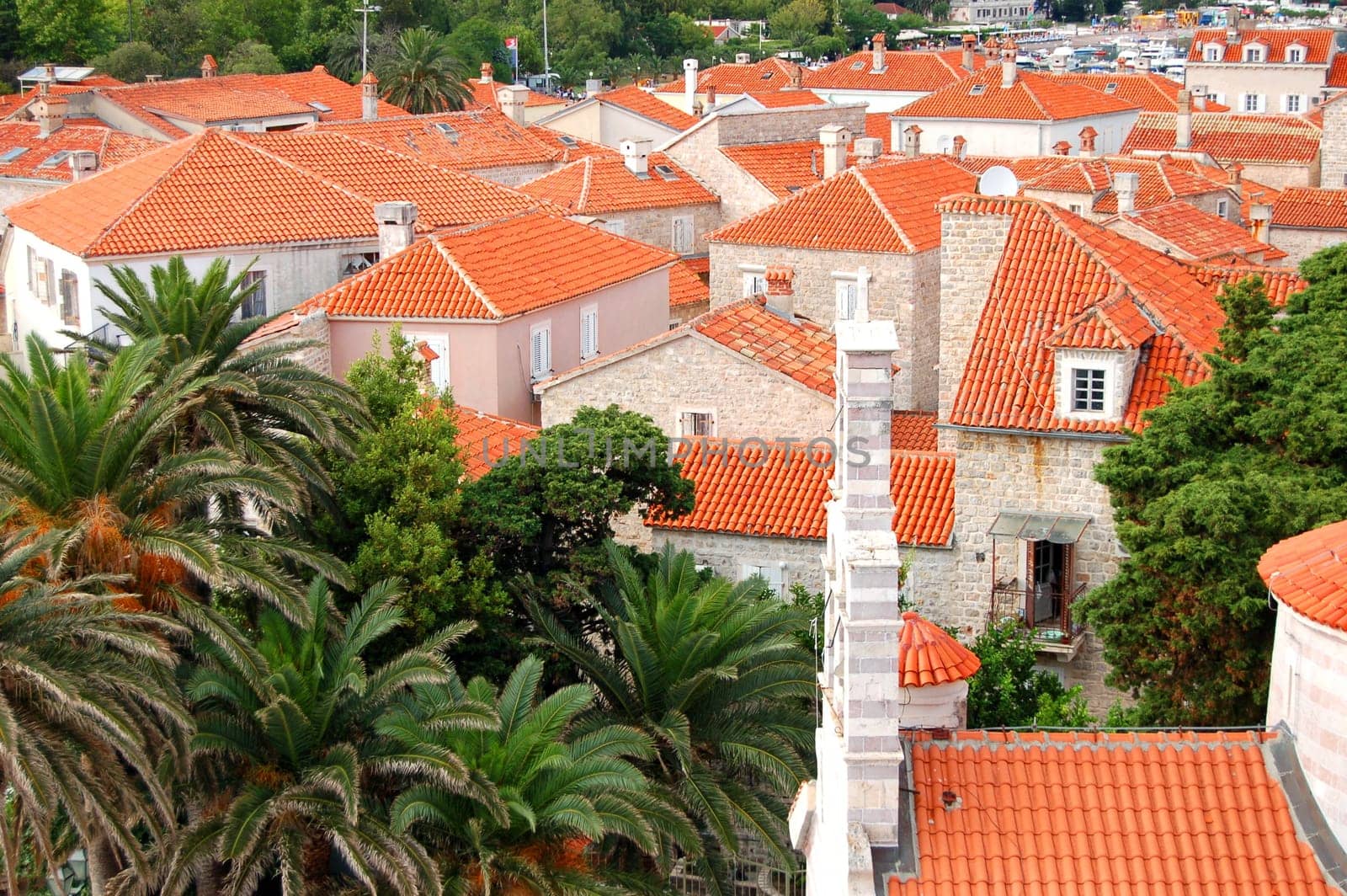 The Old Town of Budva, Montenegro