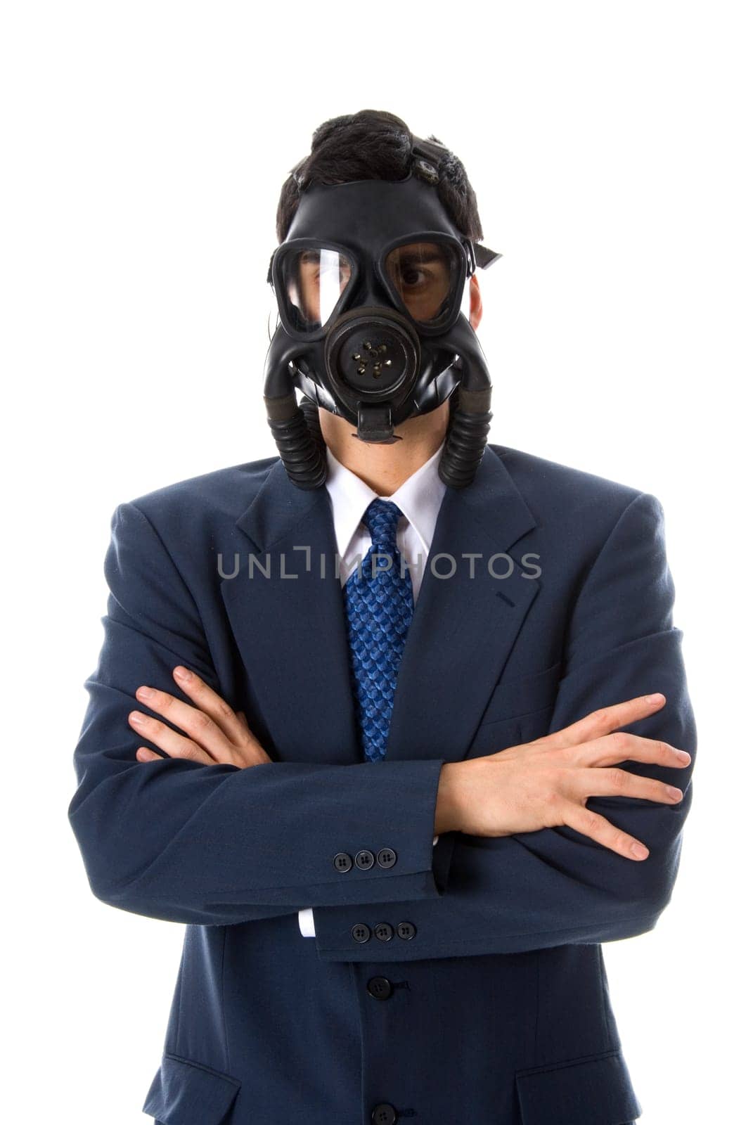 the business of the environment iwht a man in a blue suit