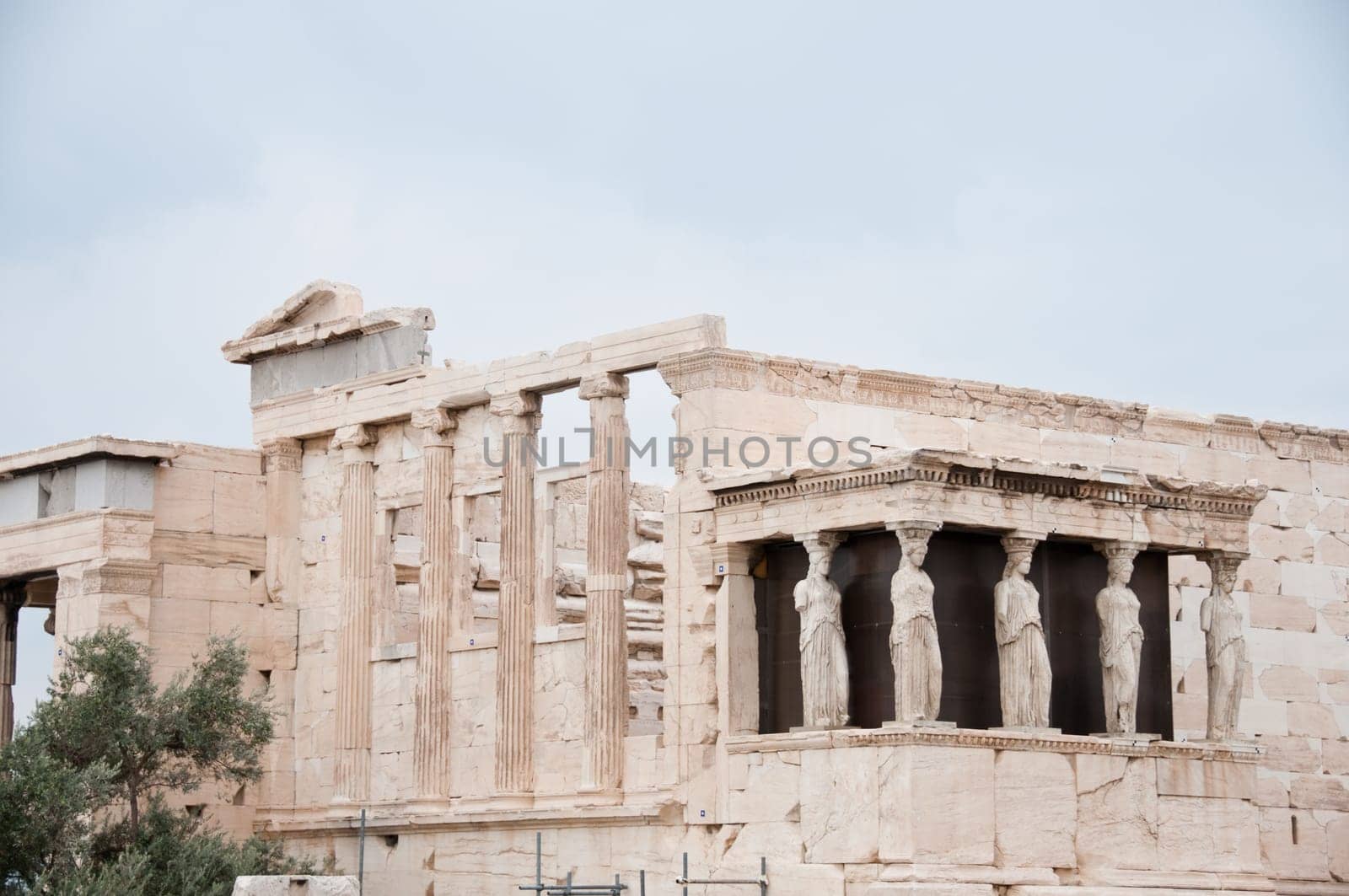 Greek Ruins in Athens greece temple with pilars