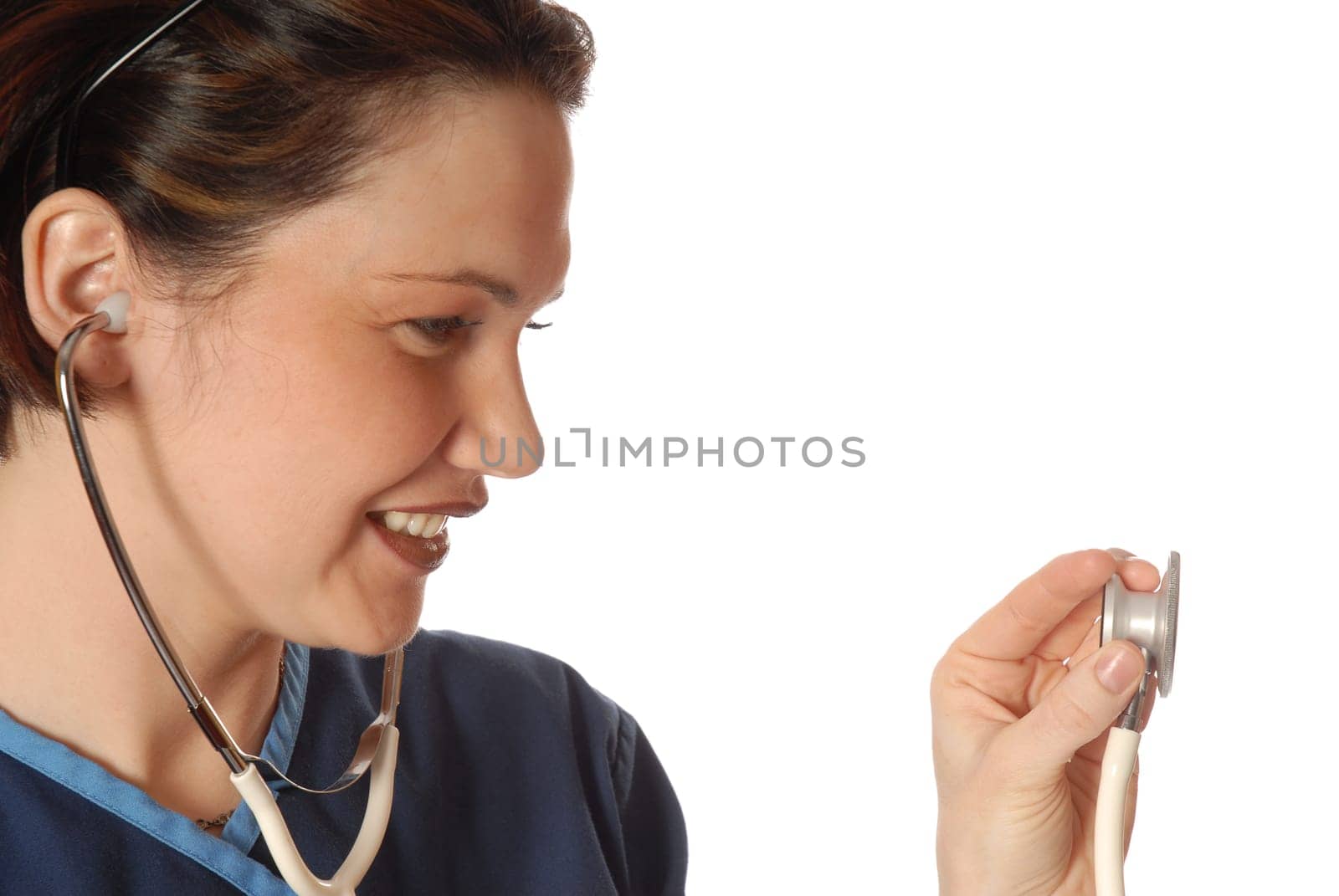 nurse with stethoscope
