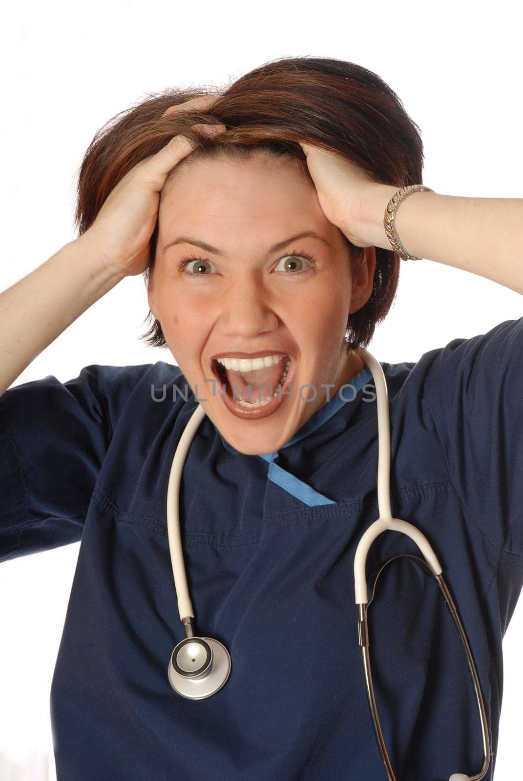 doctor in scrubs