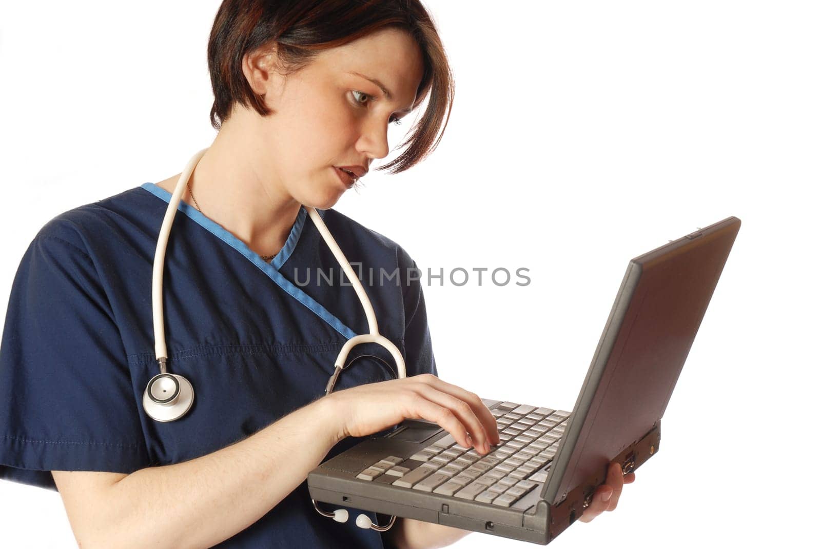 doctor in scrubs
