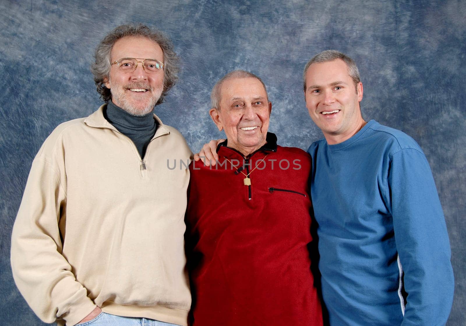 grandfather, father, and son all in one photo