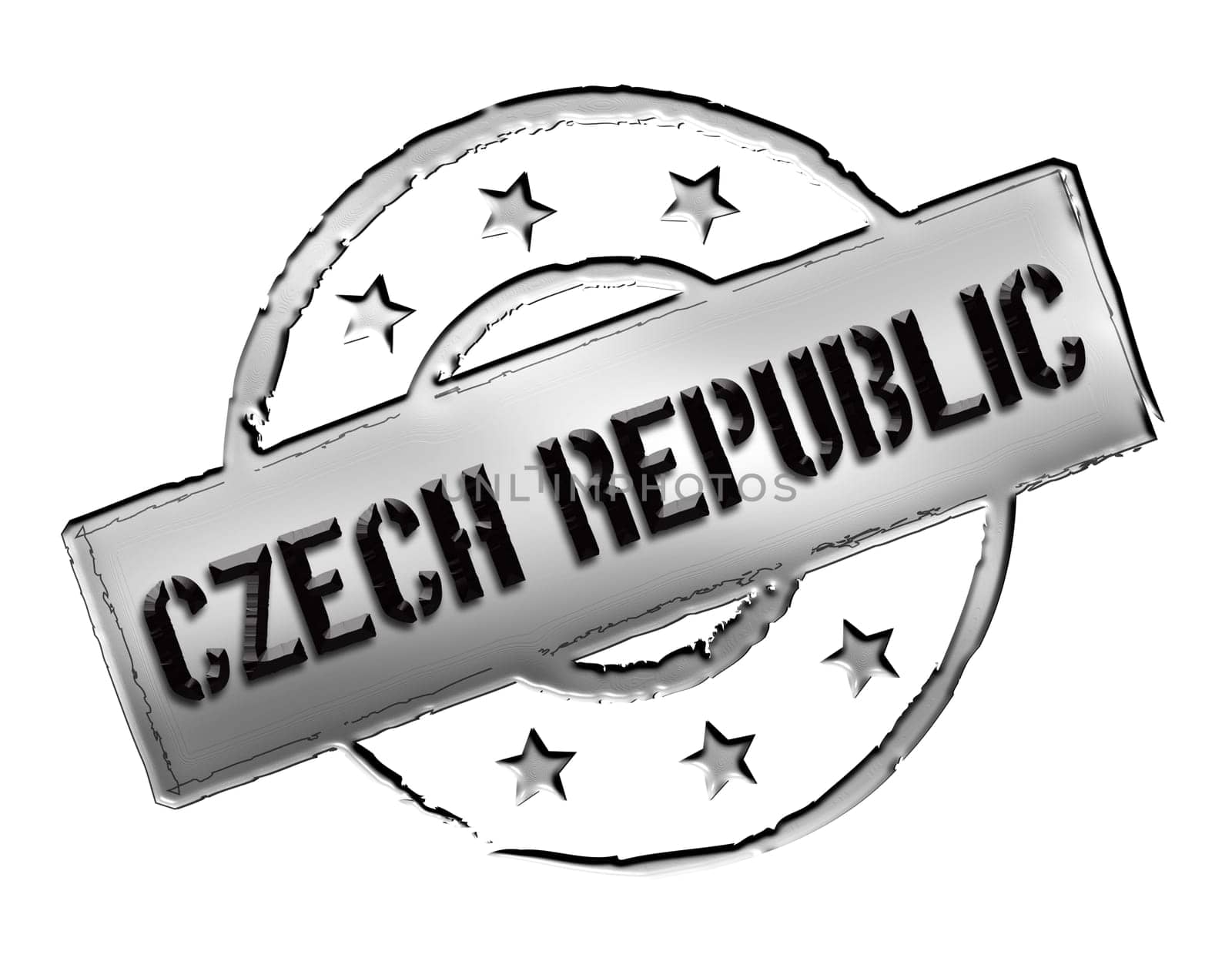 Sign and stamp named Czech Republic for your presentation, for websites and many more.