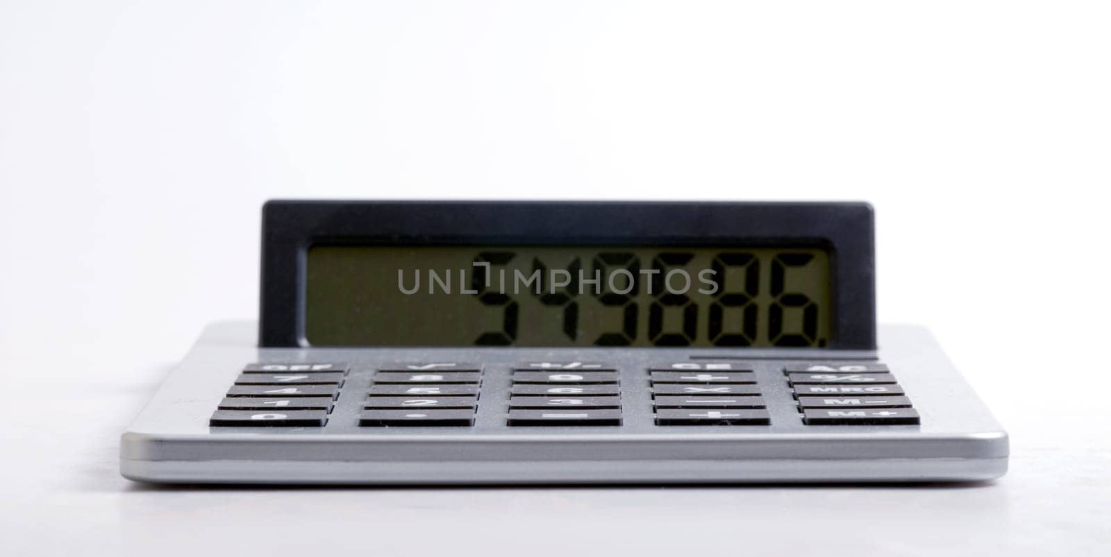 calculator on a white background