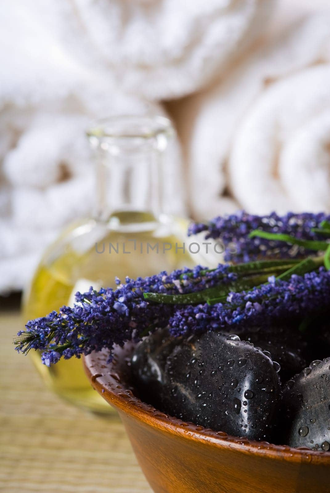 bowl of hot stones for lastone massage