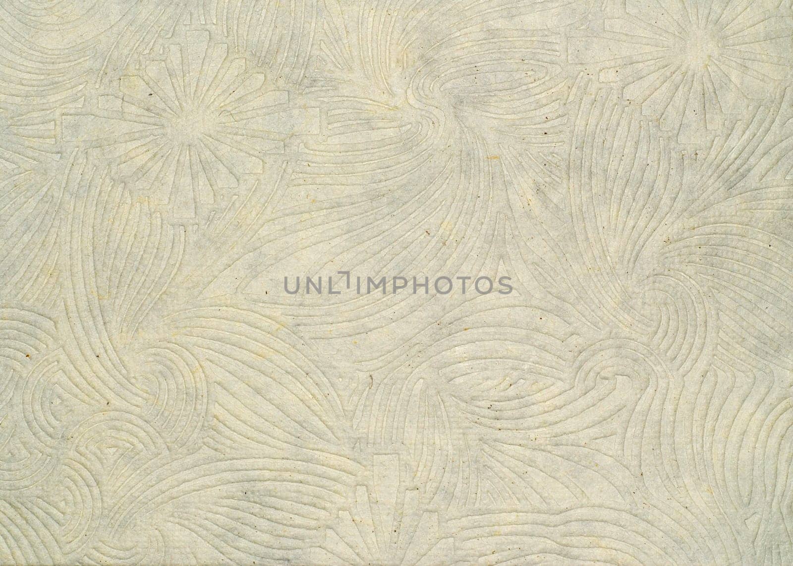 Textured paper for scrapbooking and other visual arts