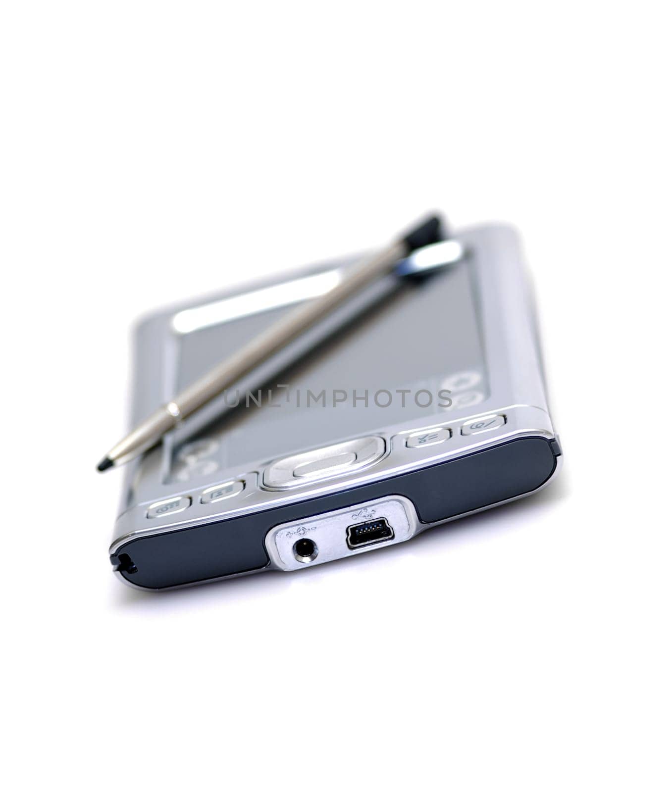 Pcoket PC on white background